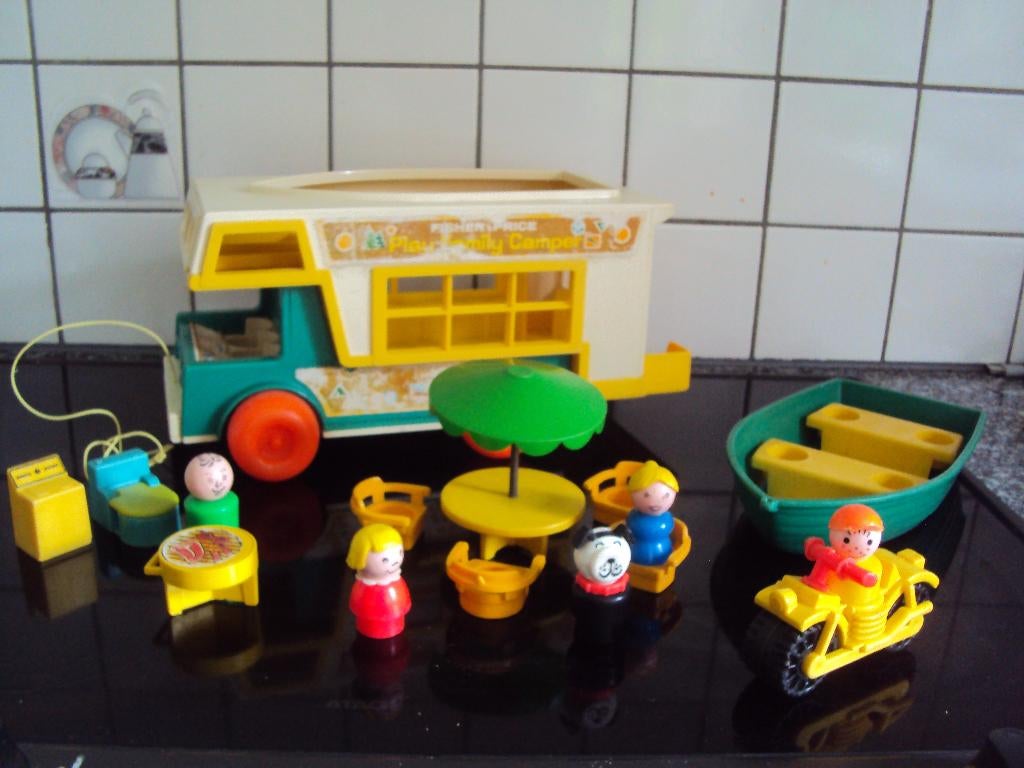 Fisher Price Little People Play Family Camper #994*VINTAGE*, Ophalen of Verzenden