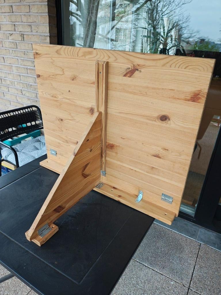 Table à manger IKEA - rabattable / fixation murale, Maison & Meubles, Trois personnes, Enlèvement ou Envoi, Pin, 50 à 100 cm