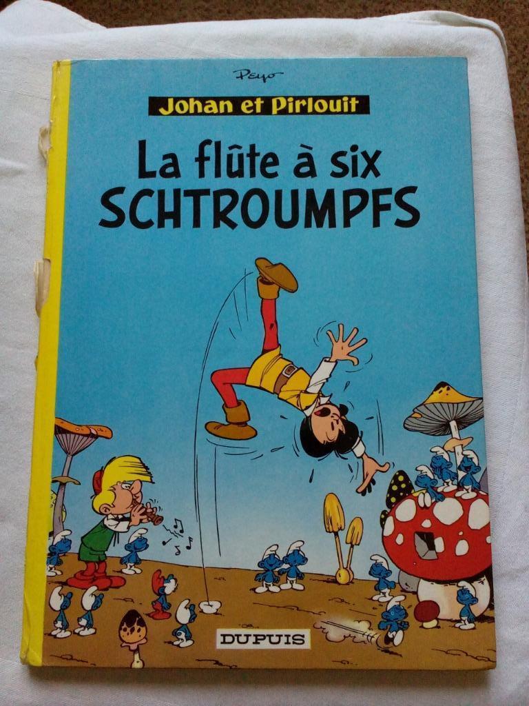 Johan et Pirlouit - La flûte à six schtroumpfs, Livres, BD, Peyo, Enlèvement ou Envoi, Une BD, Utilisé