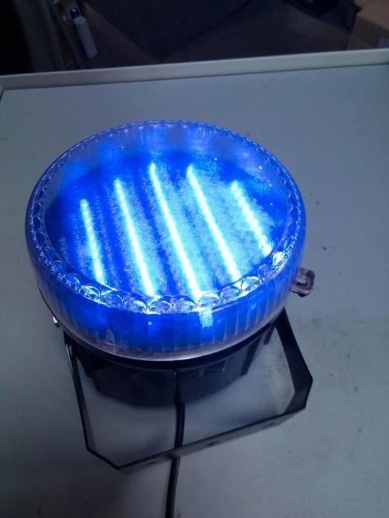 Disco superstrobe lamp, Ophalen, Gebruikt