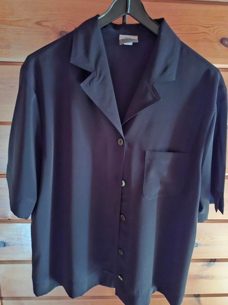 Zwart zomerbloesje maat 40, Ophalen, Zo goed als nieuw, Zwart