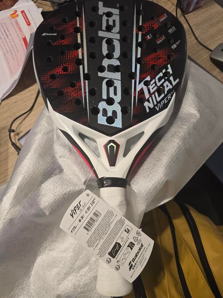 Babolat Technical Viper 3.0 2026 incl hesacore zgan 10 min, Sport en Fitness, Ophalen