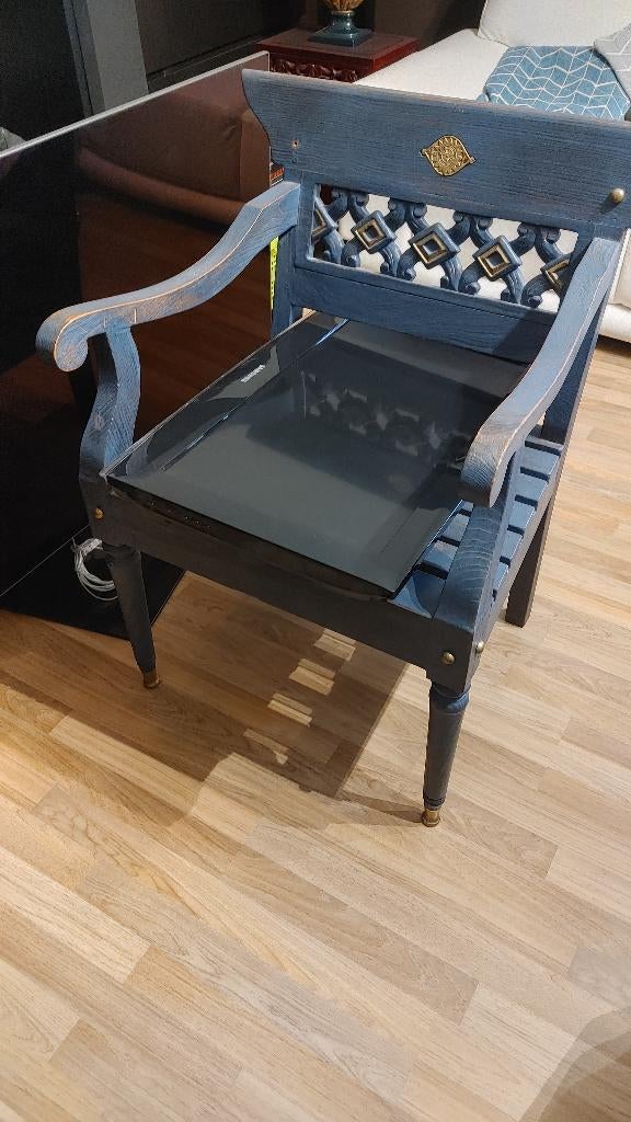 ensemble banc et chaise teak, Enlèvement, Utilisé