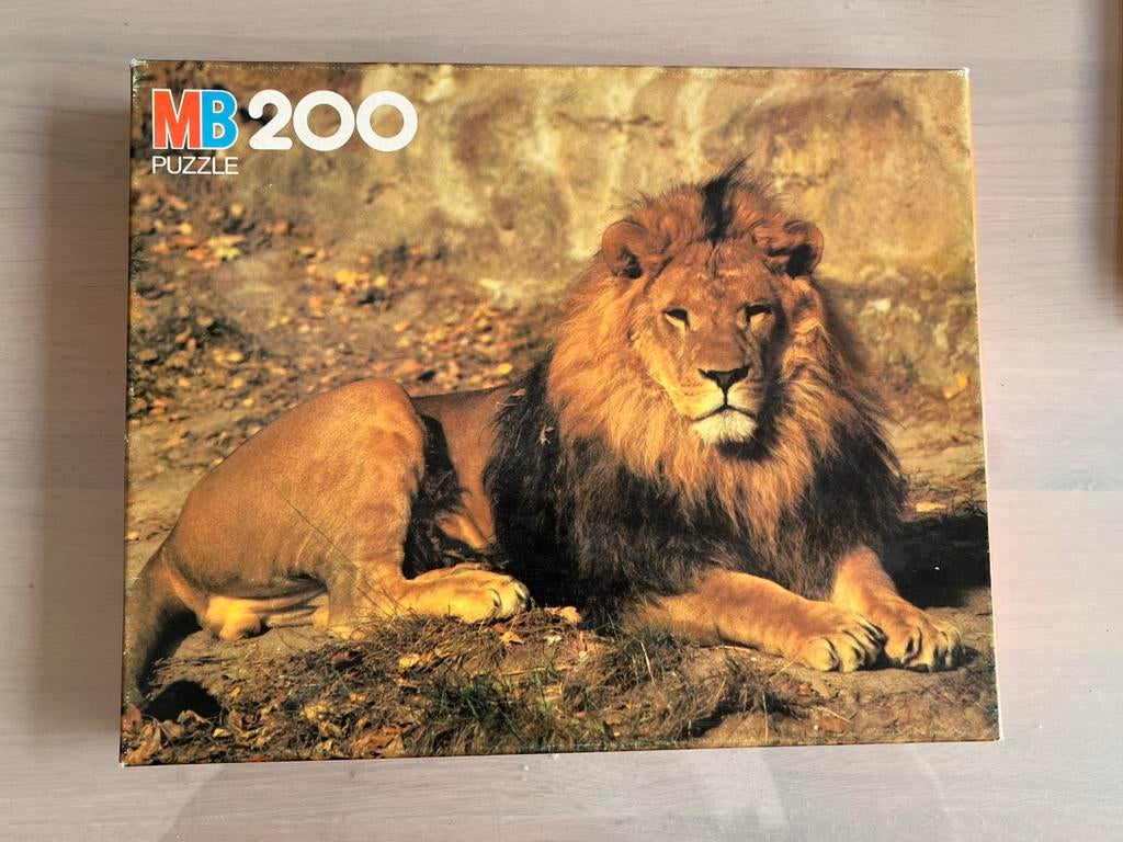Puzzel MB 200 stuks, Ophalen of Verzenden, Minder dan 500 stukjes, Zo goed als nieuw, Legpuzzel
