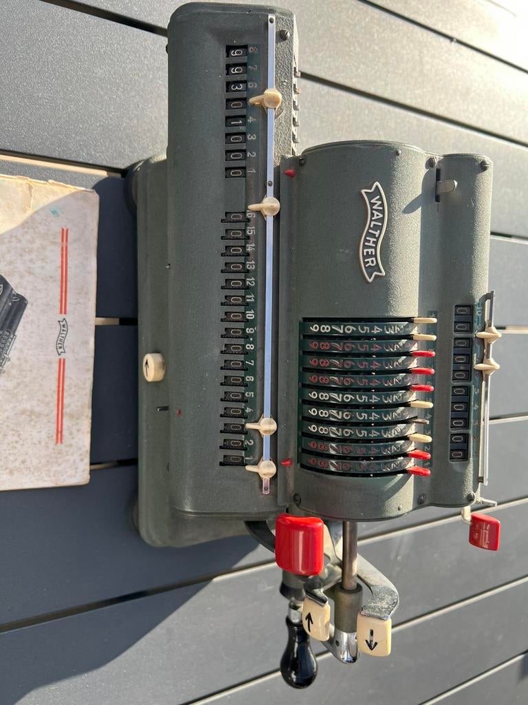 Oude rekenmachine vintage, Enlèvement