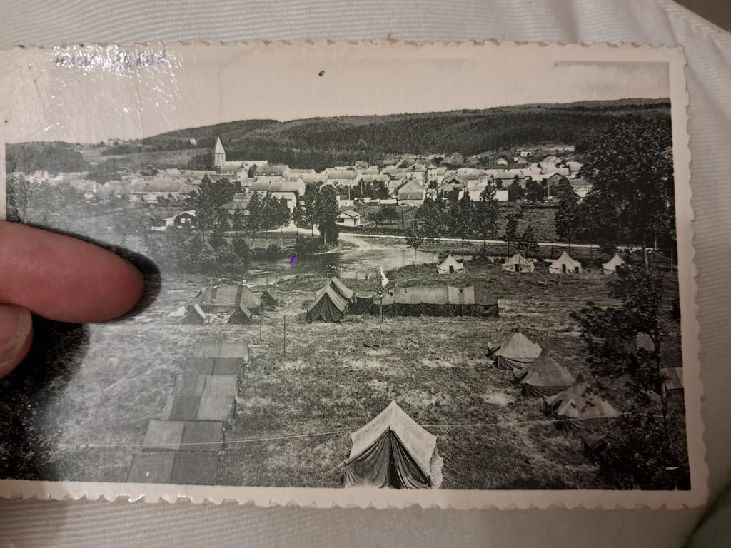Beschreven pk: panorama op Han-sur-Lesse, Ophalen of Verzenden