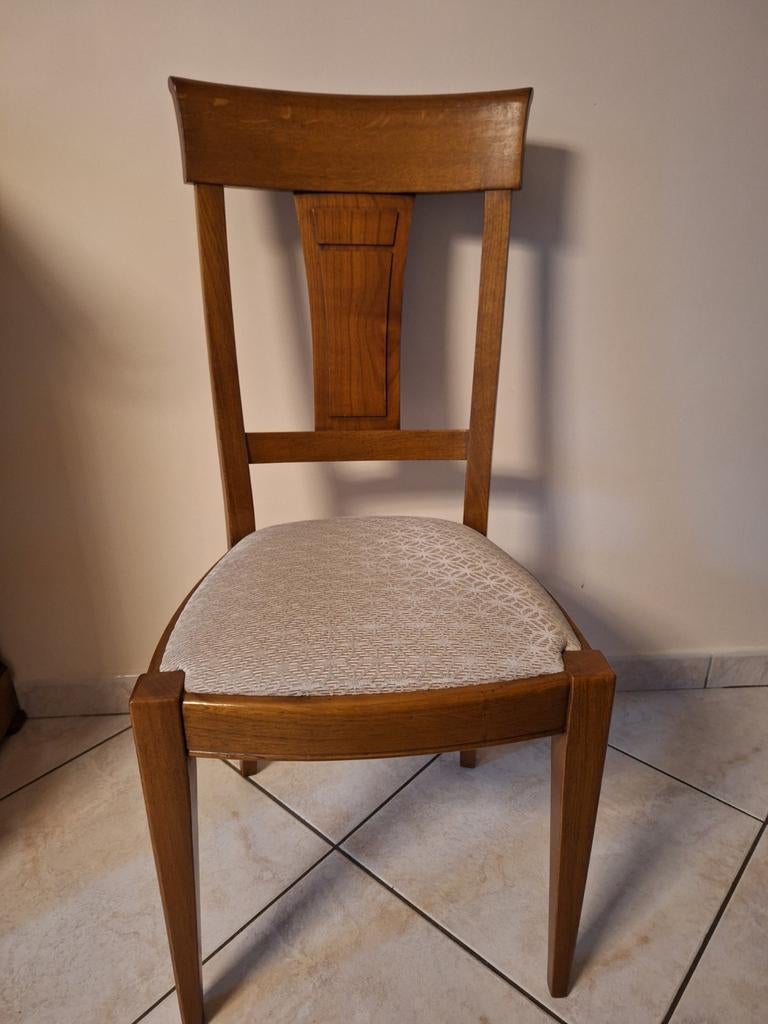 Chaises de salle à manger, Enlèvement, Comme neuf, Bois, Cinq, Six Chaises ou plus