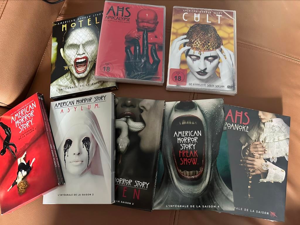 AHS - American Horror Story - 8 seizoenen op dvd, Cd's en Dvd's, Ophalen of Verzenden, Zo goed als nieuw