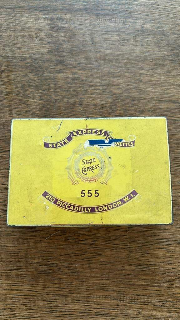 Boîte à cigarette, Collections, Boîte en métal, Utilisé