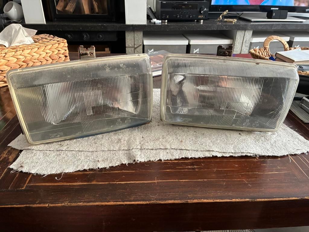 paire de phares ducellier 317 Peugeot 305 phase 1, Auto-onderdelen, Verlichting, Ophalen, Gebruikt, Peugeot