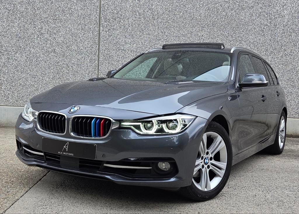 BMW 318i M-PACK **GARANTIE*PANO*LED*AUTOMAAT*..**, Autos, BMW, 100 kW, Argent ou Gris, Entreprise, Entretenue par le concessionnaire
