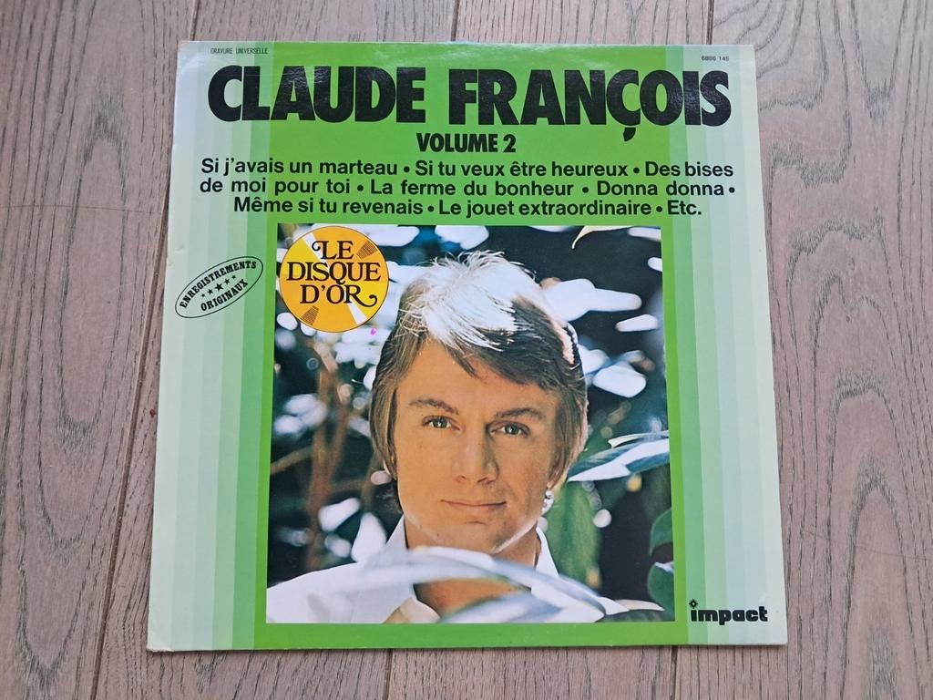 LP : Claude François - volume 2, CD & DVD, Enlèvement ou Envoi, Comme neuf