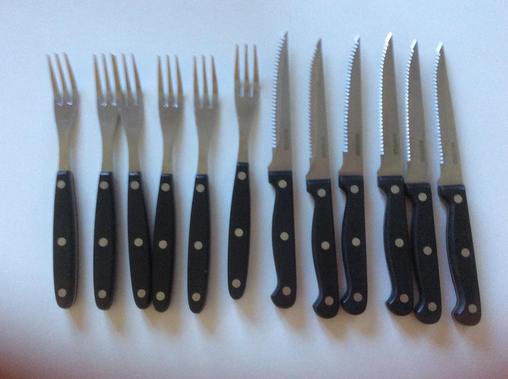 Steak bestek voor 6 personen, Ophalen of Verzenden, Zo goed als nieuw