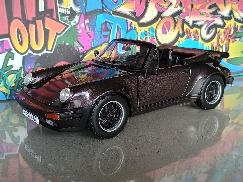 Porsche 930 Turbo Cabrio Norev 1/18 --ÉTAT NEUF--, Hobby & Loisirs créatifs, Voitures miniatures | 1:18, Enlèvement ou Envoi, Comme neuf
