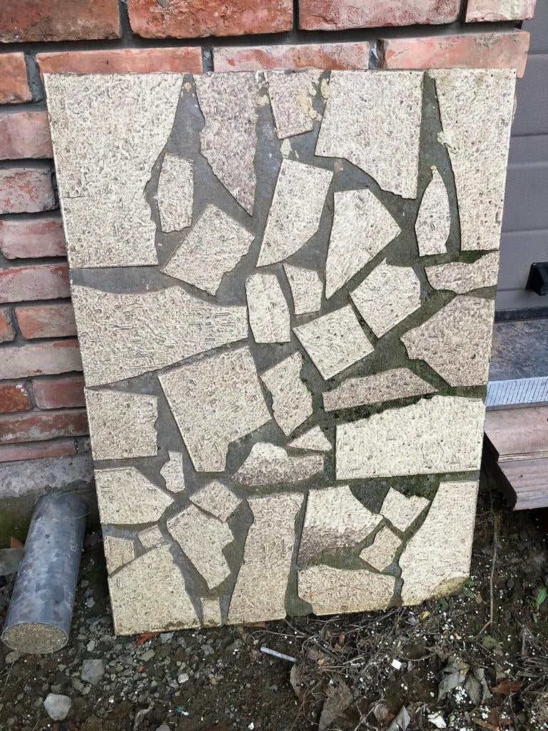 Mozaik dallen gezocht!, Tuin en Terras, Tegels en Klinkers, Ophalen, Gebruikt, Terrastegels