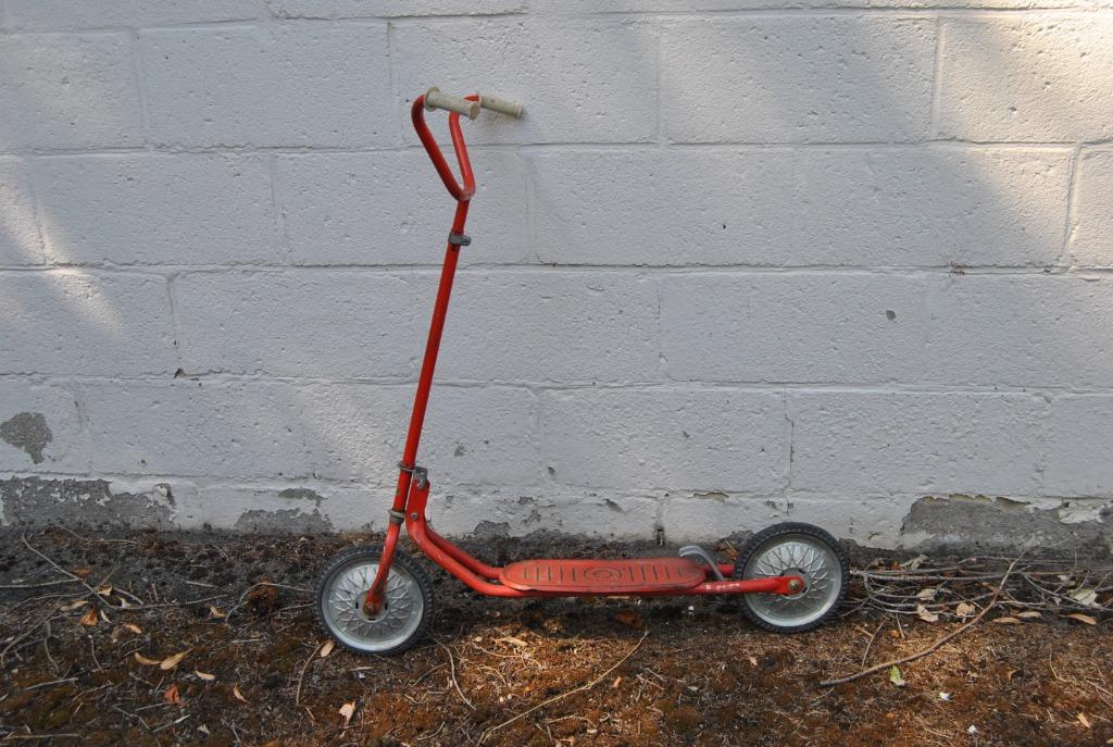 Trottinette vintage, Enlèvement