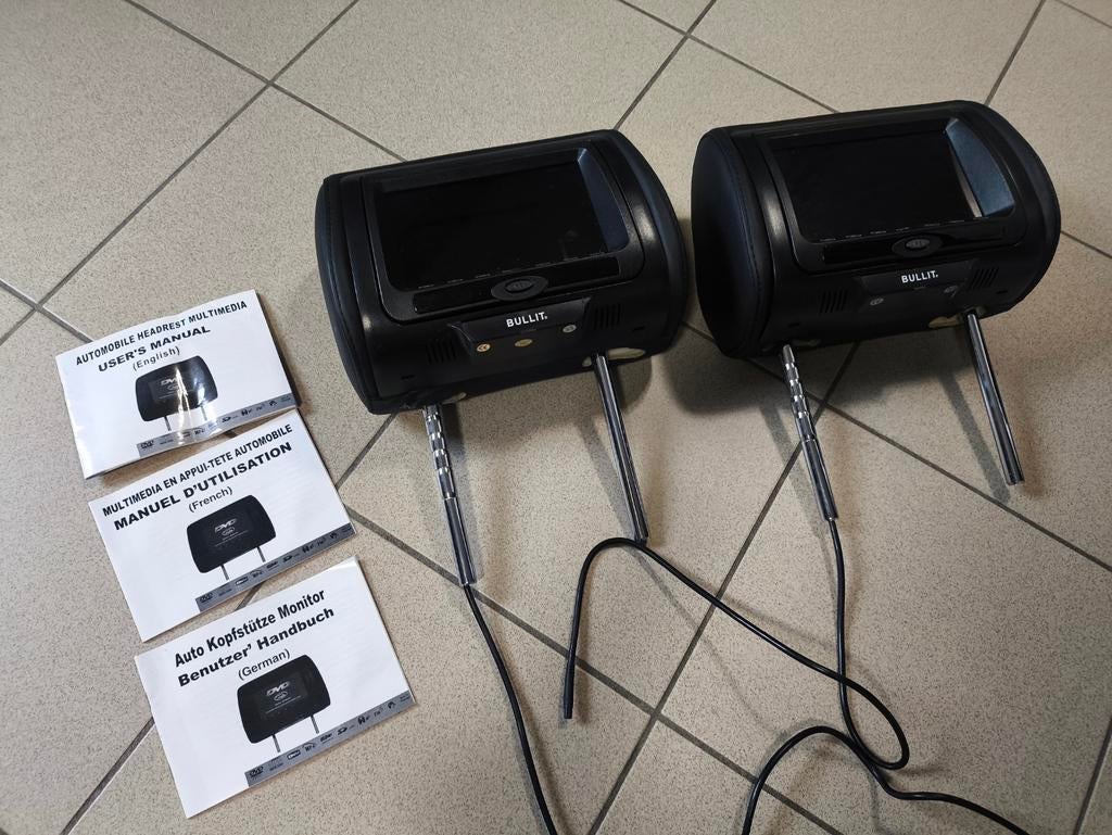 Hoofdsteunen met monitor, Bullit, Enlèvement