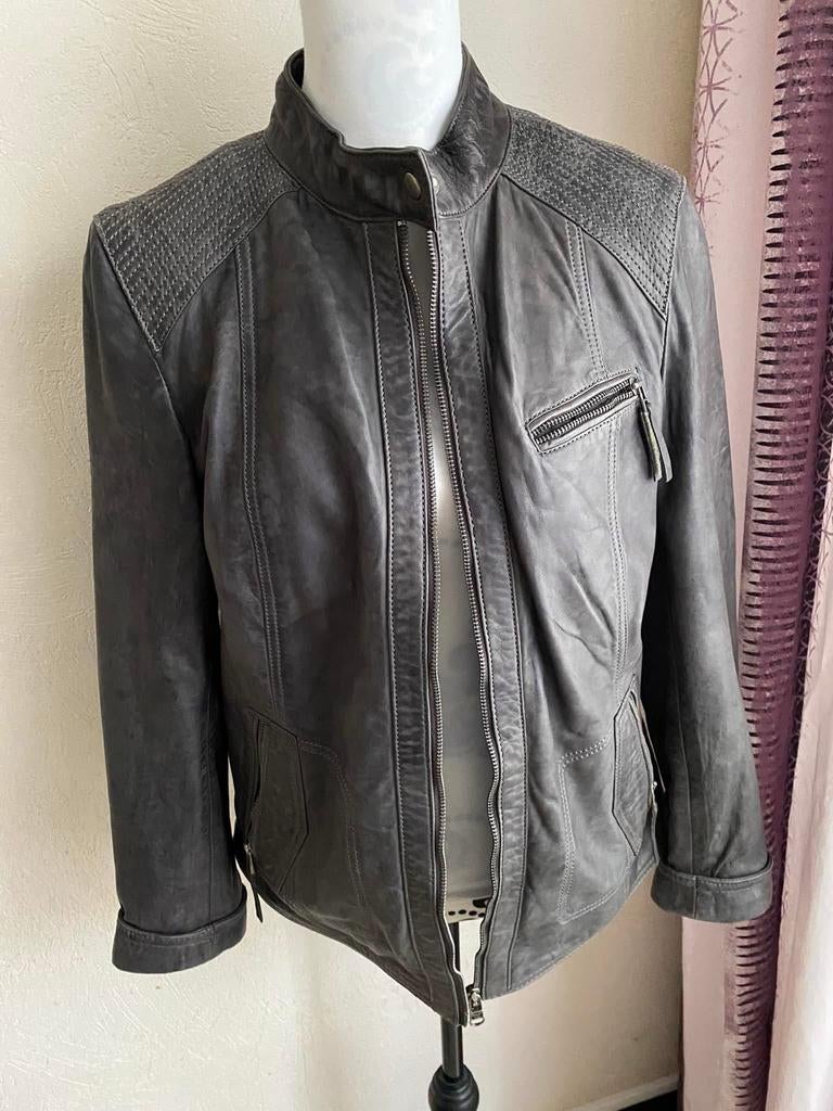 Veste style motard taille M. CUIR, Vêtements | Femmes, Enlèvement ou Envoi