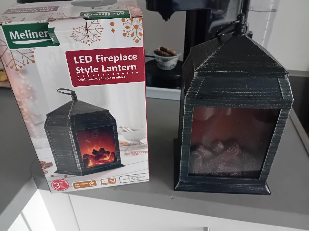 2 stuks Led lantaarn haard, Ophalen, Gebruikt