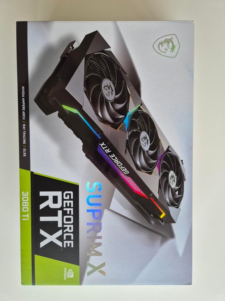 MSI GEFORCE RTX 3080Ti - enkel originele verpakking, Informatique & Logiciels, Cartes vidéo, Enlèvement ou Envoi