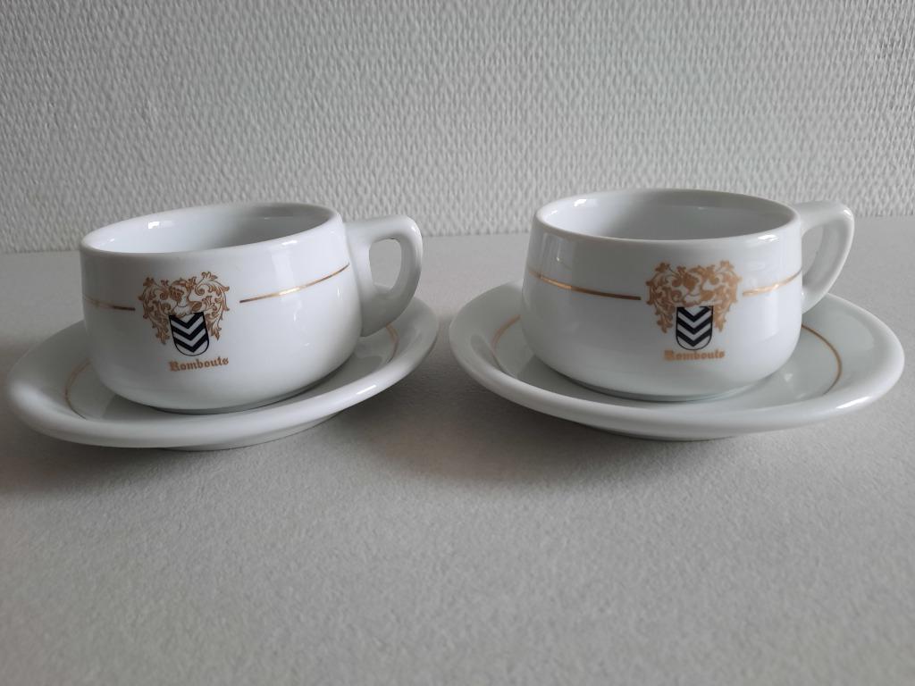 2 retro Rombauts koffietassen, Ophalen of Verzenden
