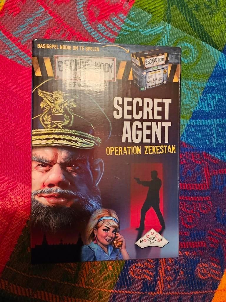 Escape room secret agent, Hobby en Vrije tijd, Ophalen of Verzenden, Zo goed als nieuw