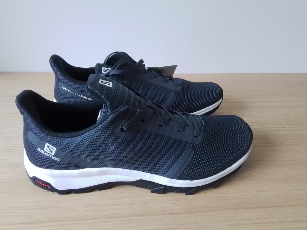 Salomon Outbound Prism 43 1/3 Ebony white black, Ophalen of Verzenden, Nieuw, Schoenen