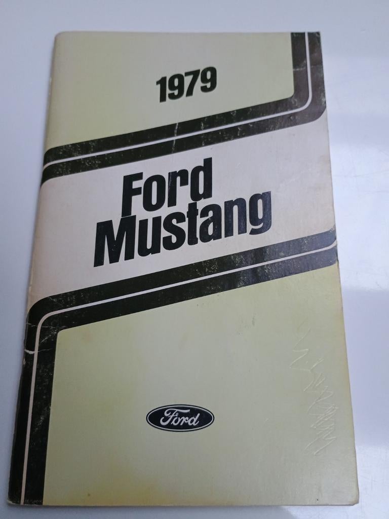 Ford Mustang 1979 instructieboekje origineel, Ophalen of Verzenden