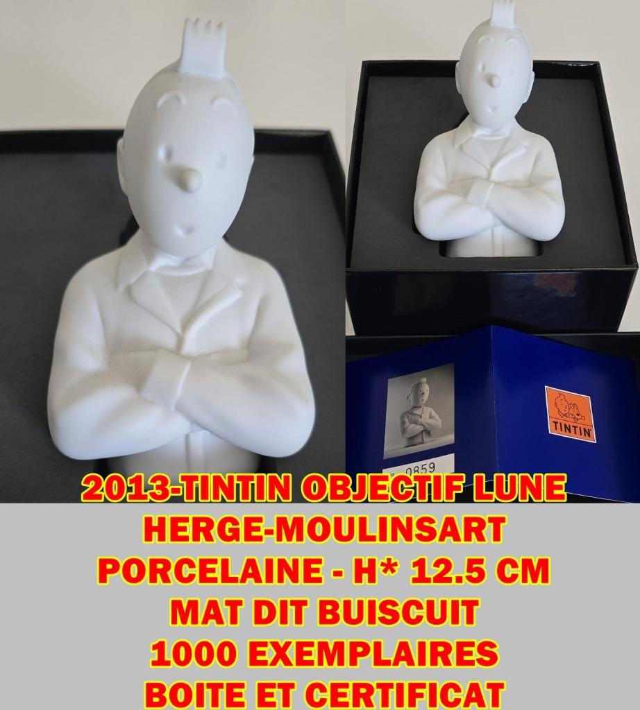 2013-TINTIN LENS MAANPORSELEIN UIT LIMOGE, Verzamelen, Ophalen of Verzenden, Nieuw