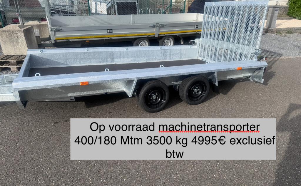 Verschillende geremde aanhangwagen op voorraad, Autos : Pièces & Accessoires, Pneus & Jantes, Enlèvement