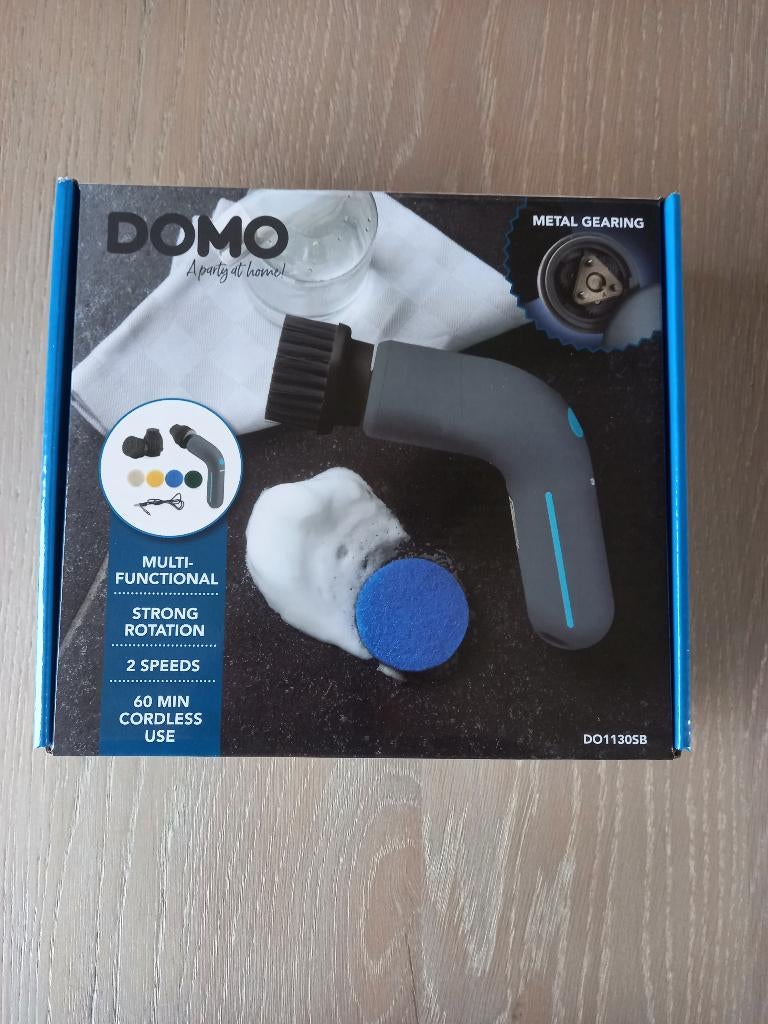 Oplaadbare schoonmaakborstel Domo, Ophalen, Nieuw, Schrobmachine
