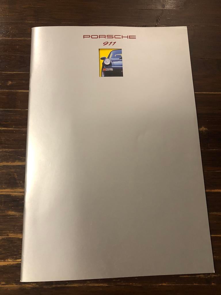 catalogue brochure Porsche 911 964, Boeken, Ophalen, Zo goed als nieuw, Porsche