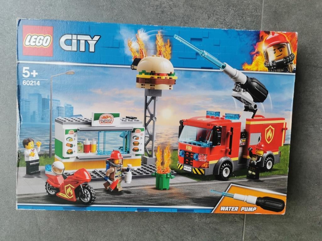 Lego City 60214 Pompiers, Enlèvement ou Envoi, Comme neuf, Lego