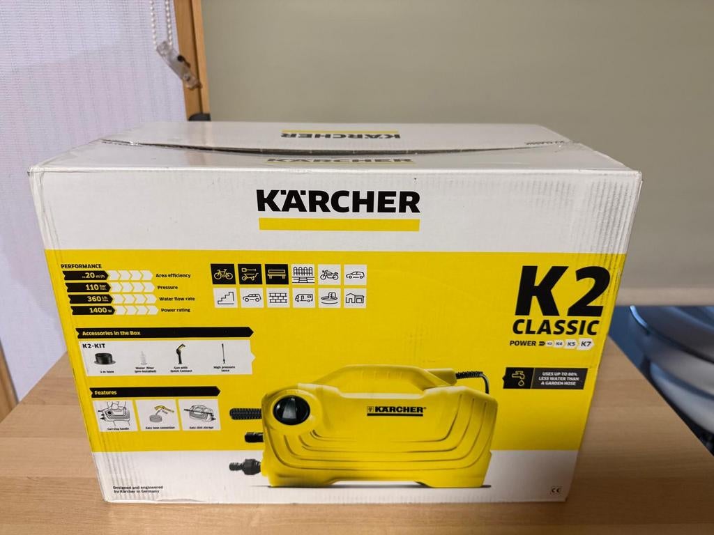 Karcher K2 classic, Ophalen of Verzenden, Nieuw, Elektrisch, KARCHER