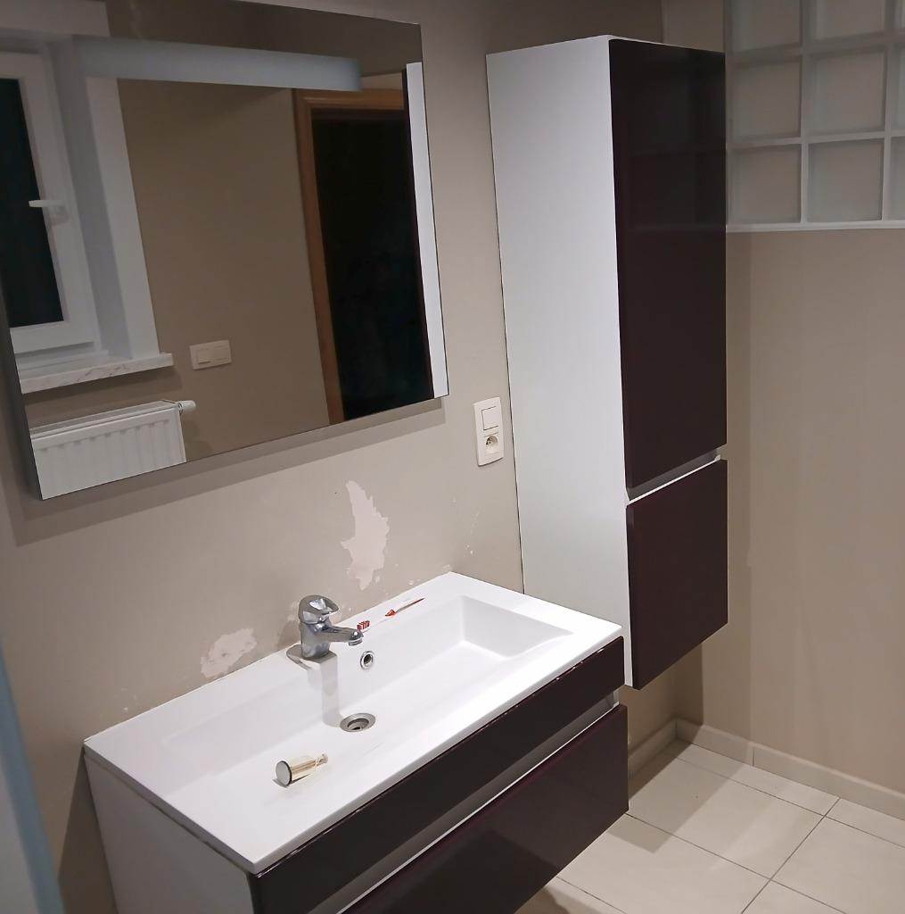 Meubles de salle de bain bordeaux ALLIBERT, Ophalen, Gebruikt