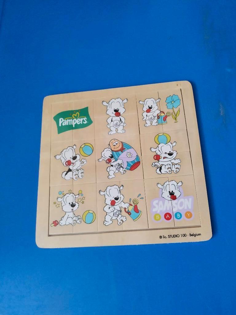 nieuwe houten baby leg puzzel samson en gert, Kinderen en Baby's, Speelgoed | Kinderpuzzels, Ophalen of Verzenden, Nieuw