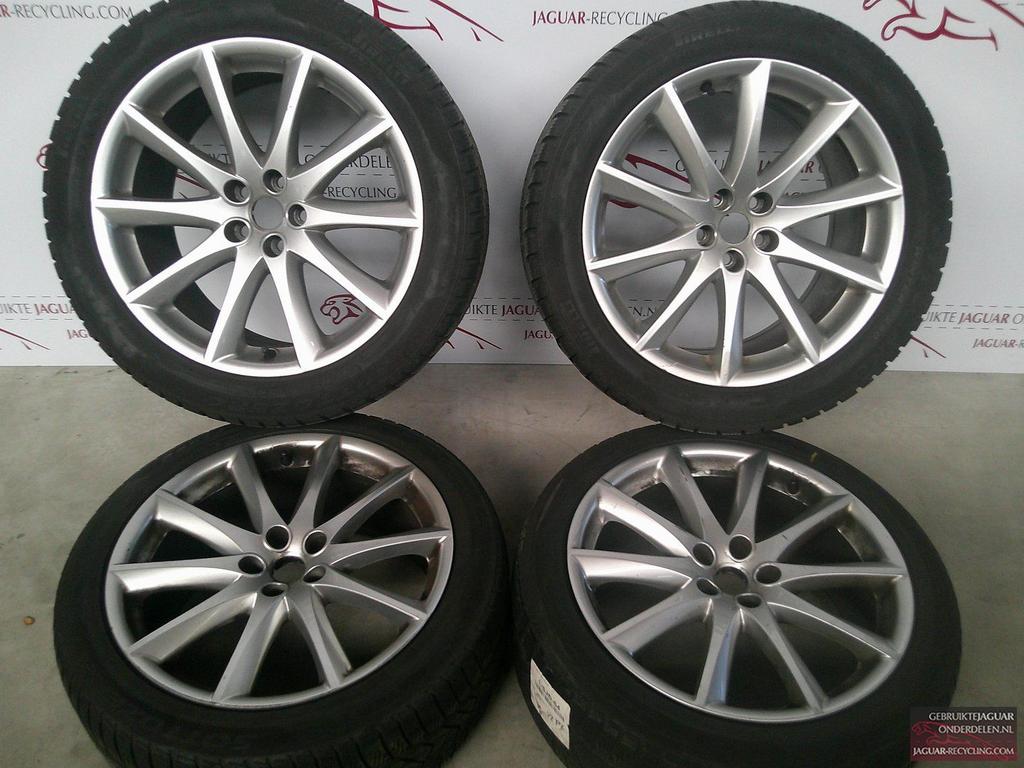 19″ Velgen breed set Jaguar XJ,  X351 met winterbanden, Autos : Pièces & Accessoires, Pneus & Jantes, Pneus et Jantes, Pneus hiver
