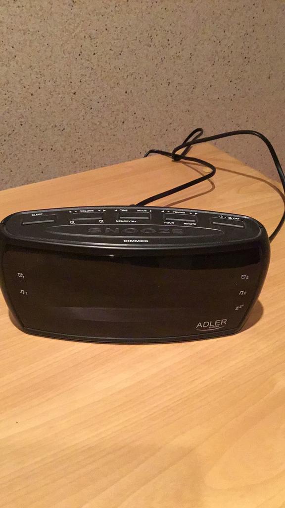 Klokradio Adler, Elektronische apparatuur, Wekkers, Ophalen, Zo goed als nieuw