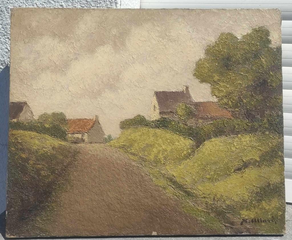 huile sur toile signe xavier allard, Antiquités & Art, Art | Peinture | Classique, Enlèvement ou Envoi