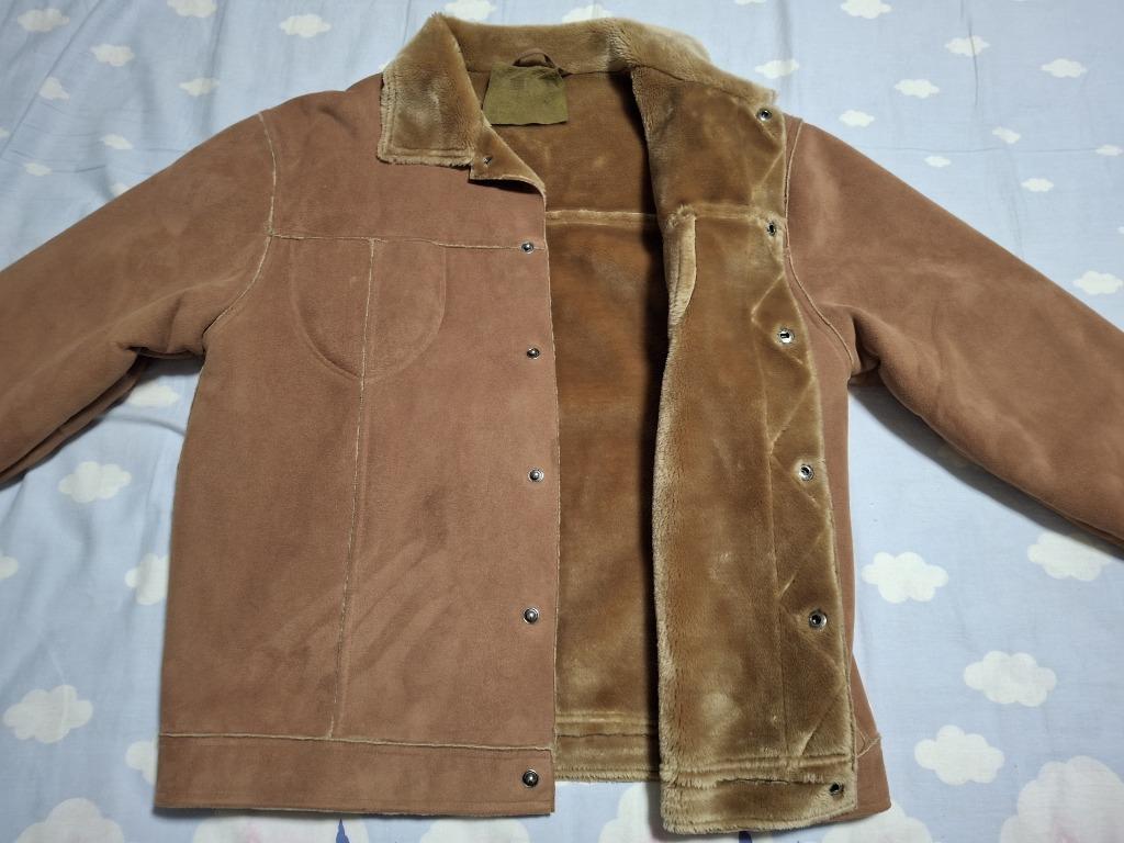 Jas omgekeerd schaap, Kleding | Heren, Jassen | Winter, Ophalen, Zo goed als nieuw, Maat 52/54 (L), Bruin