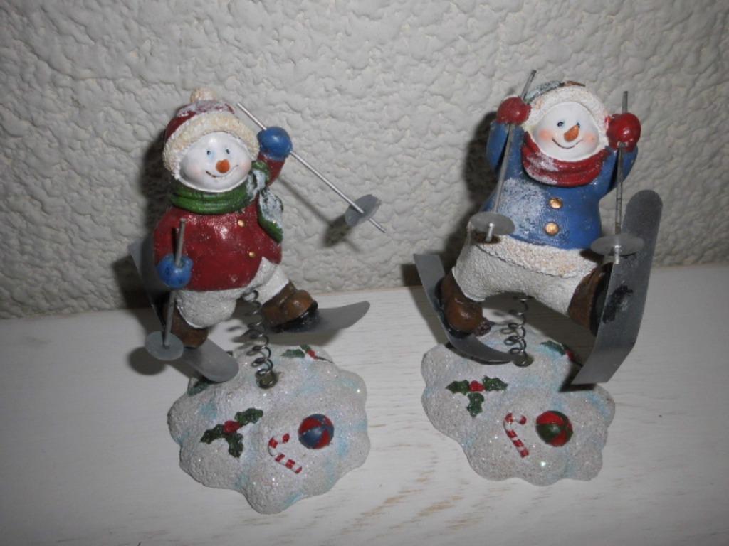 sneeuwman met ski's op veer, Divers, Noël, Enlèvement ou Envoi