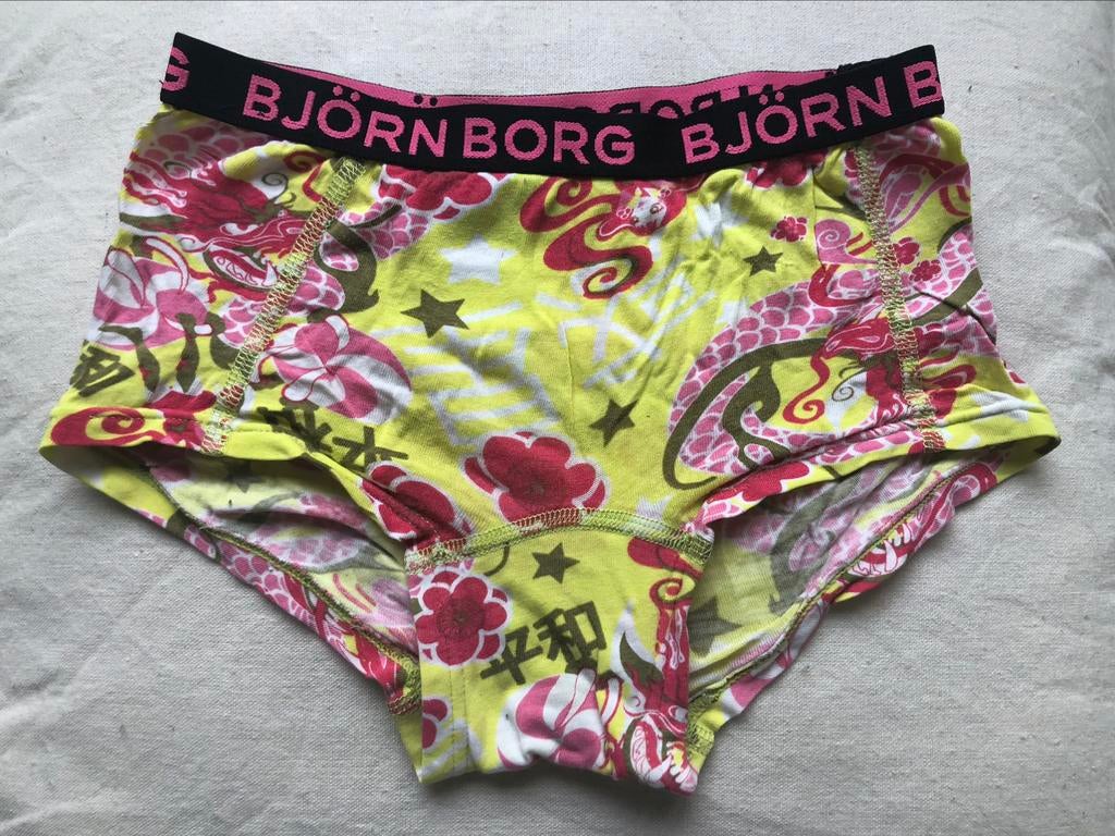 boxershort meisjes Björn Borg 122 128, Nacht- of Onderkleding, Gebruikt, Meisje, Ophalen of Verzenden