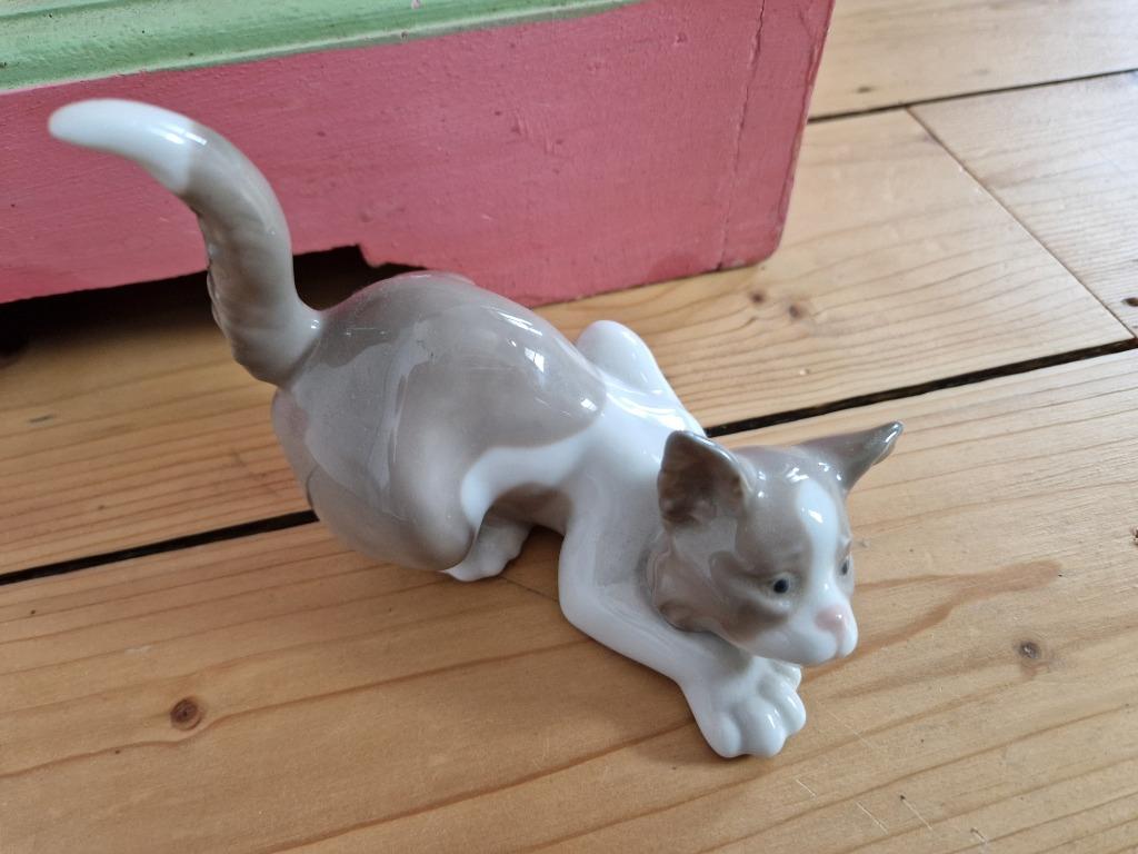 Porseleinen kat Lladró, Antiek en Kunst, Ophalen