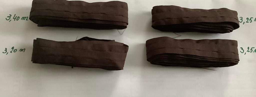 Fronslint voor gordijnen: bruin, Ophalen of Verzenden