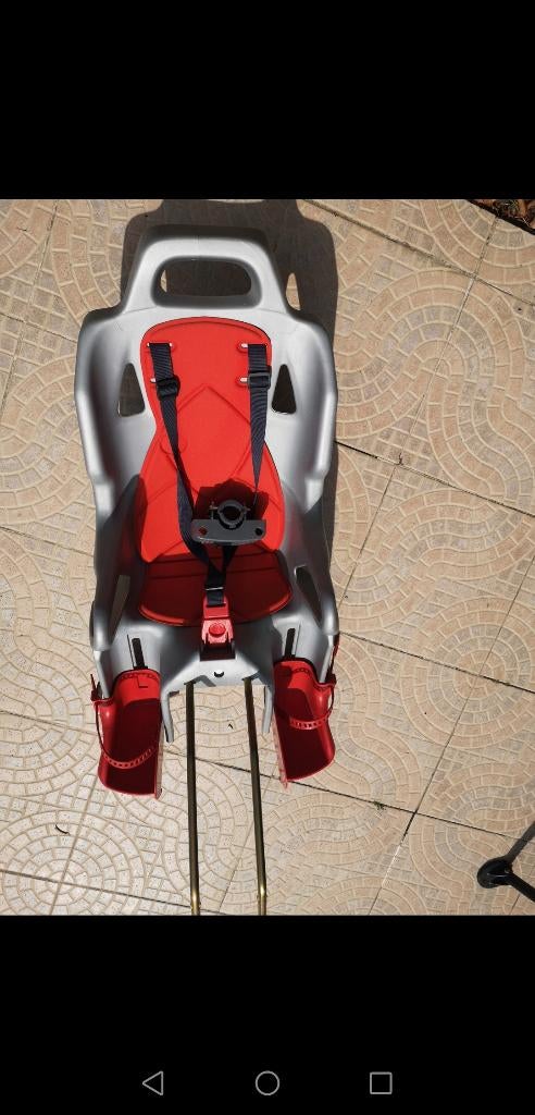 Siège de vélo, Vélos & Vélomoteurs, Enlèvement, Utilisé, Repose-pieds