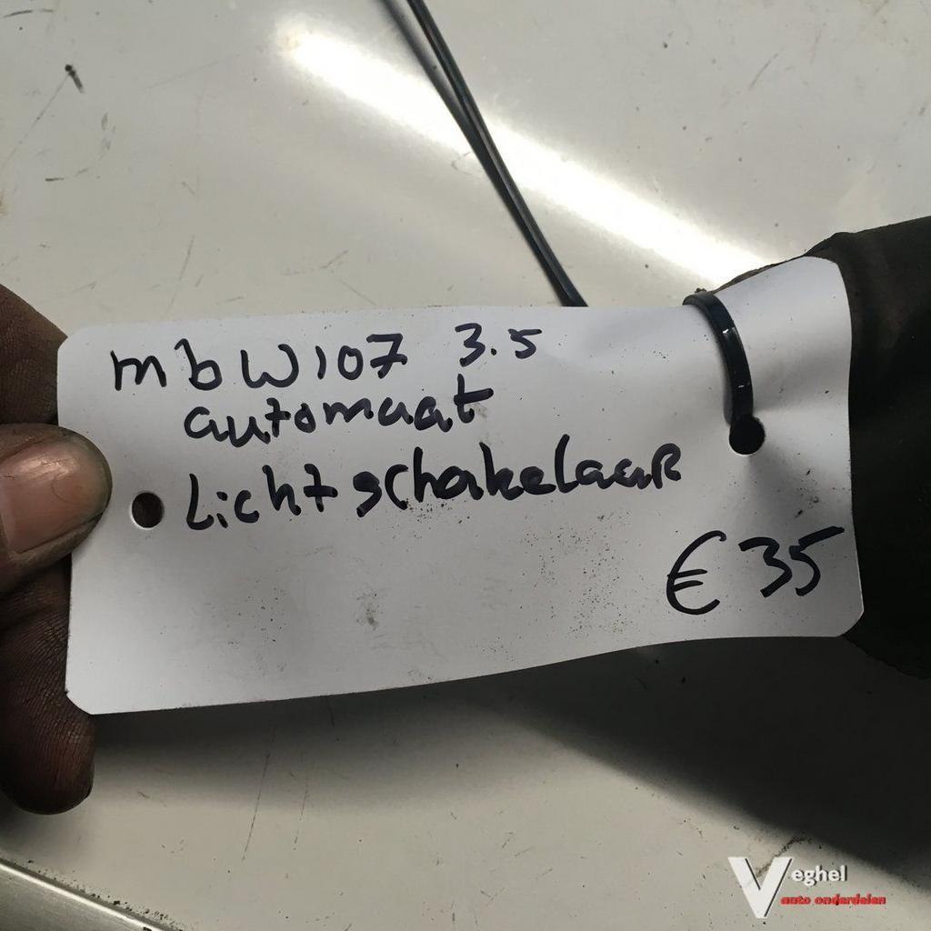Mercedes W107 3.5 automaat  1982  Lichtschakelaar, Gebruikt, -, -, Ophalen of Verzenden
