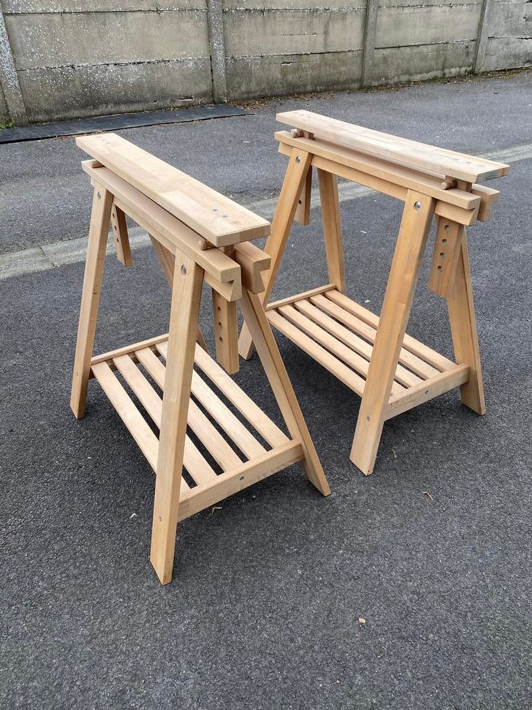 Twee schragen beuk, Ophalen, Zo goed als nieuw