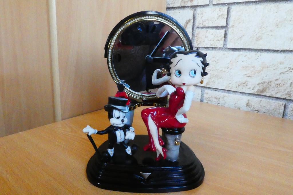 Betty Boop Party Time clock  Edit  limitée 1998, Collections, Enlèvement ou Envoi, Neuf, Humain