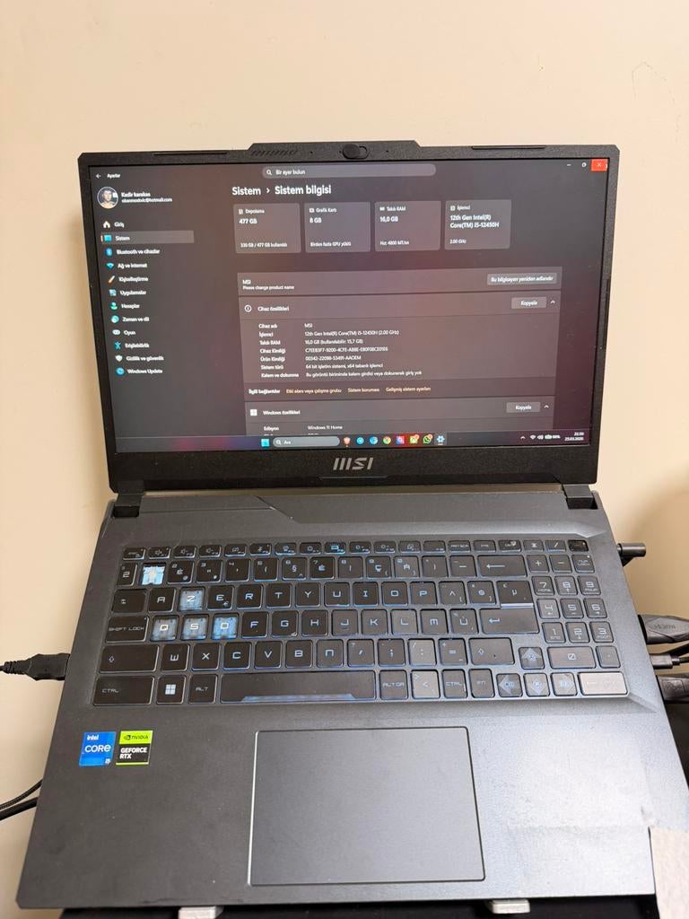 Msı Rtx 4060 8 gb laptop, Computers en Software, Ophalen, 8 GB, SSD