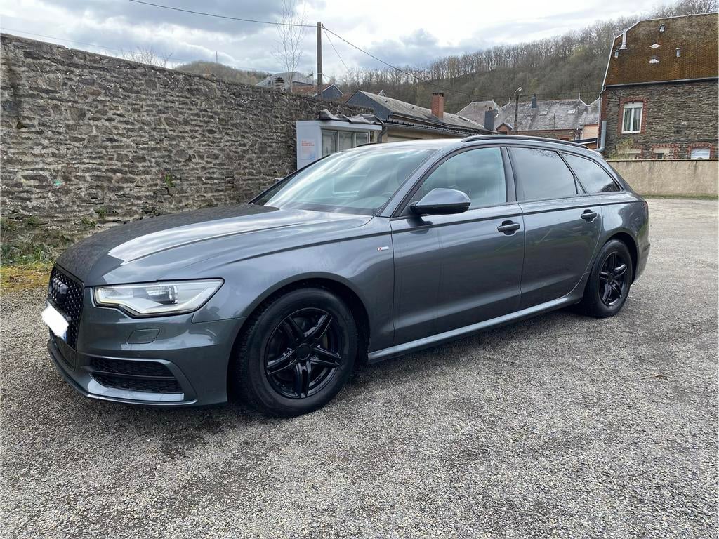 Audi A6 3.0 TDI Quattro S-line, Auto's, Audi, Automaat, Euro 5, Zwart, Leder
